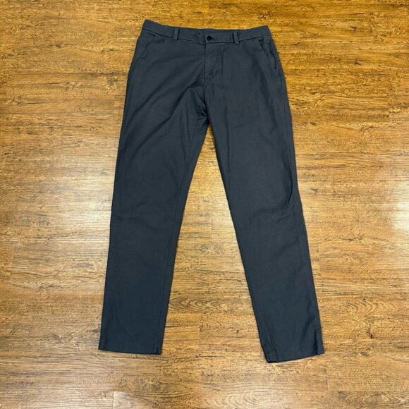 Lululemon Gray‎ Commission ABC Casual Performance Chino Pants Trousers Men 34x33